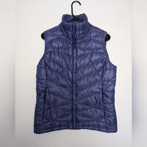 The North Face 550 Goose Down Vest Purple Womens Medium